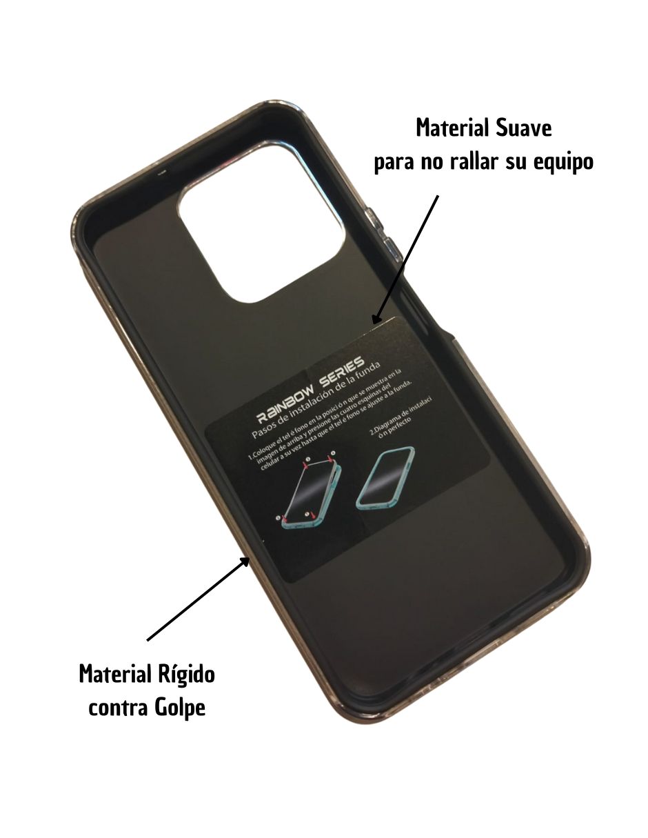 Foto 4 pulgar | Funda Uso Rudo para Honor X5b Negro
