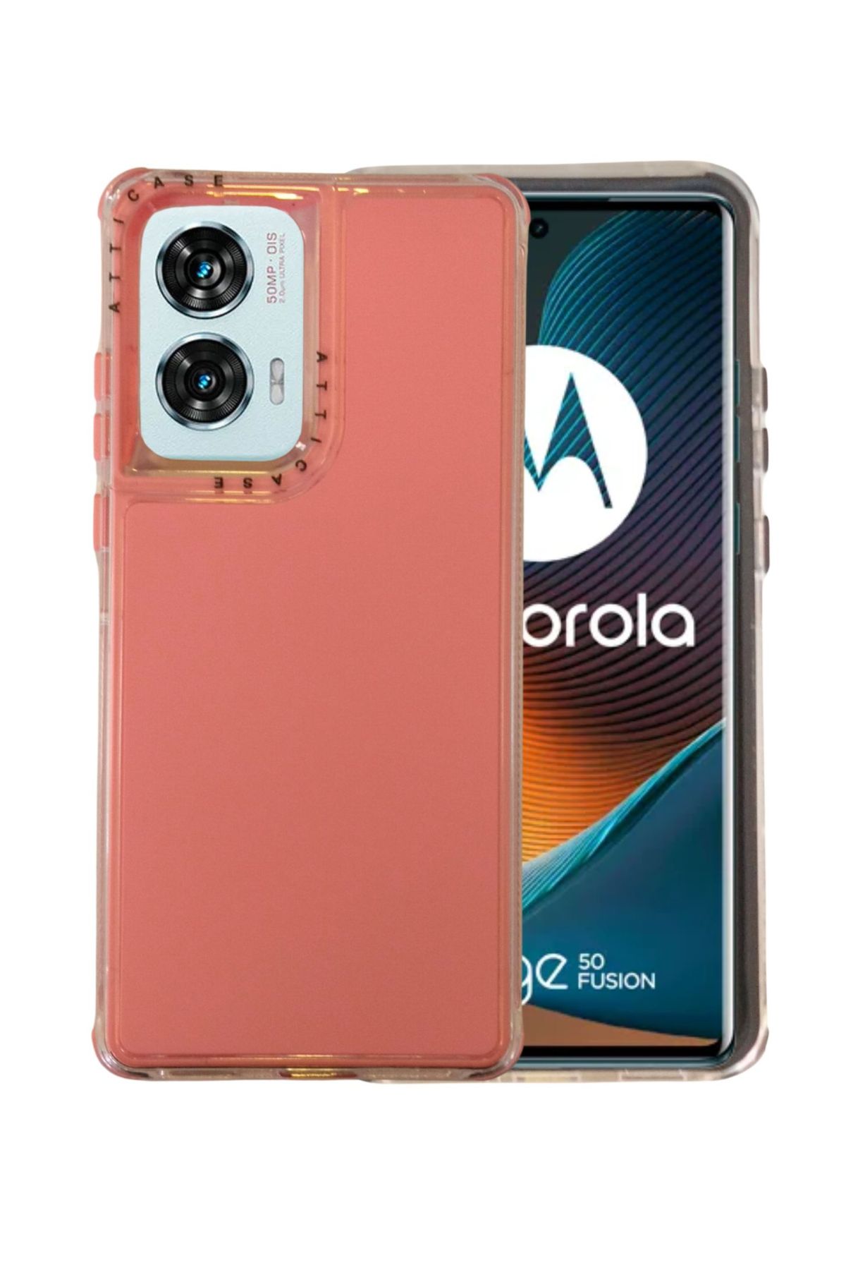Funda de Uso Rudo Atti para Moto Edge 50 Fusion