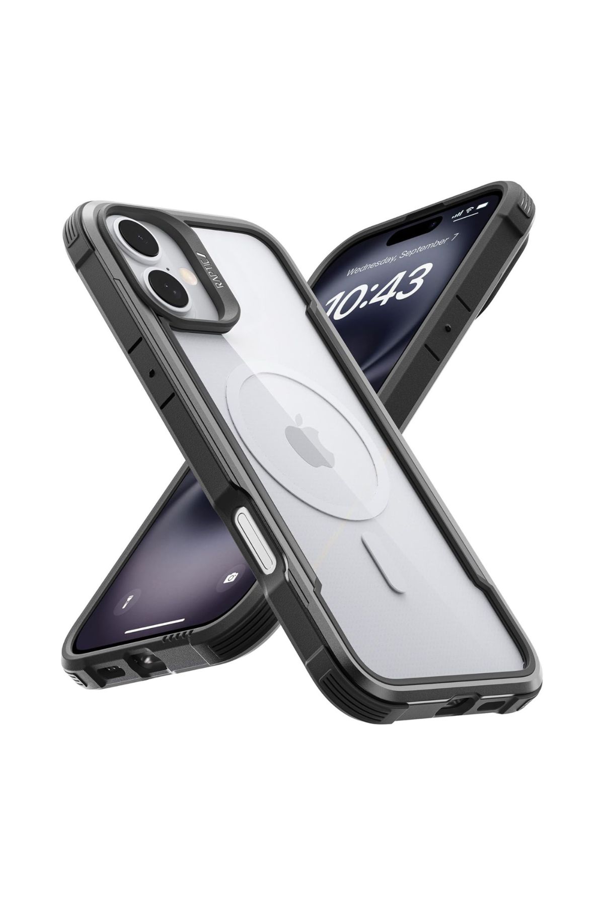 Foto 2 pulgar | Funda Aluminio Raptic Shield Maganetico Para Iphone 16 Plus Negro