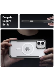 Foto 6 | Funda Aluminio Raptic Shield Maganetico Para Iphone 16 Plus Negro
