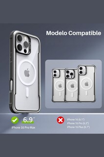 Foto 2 | Funda Aluminio Raptic Shield Maganetico Para Iphone 16 Pro Max Negro