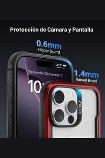 Foto 7 | Funda Aluminio Raptic Shield Maganetico Para Iphone 16 Pro Max Rojo