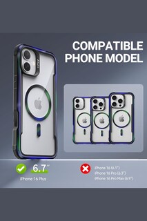 Foto 7 | Funda Aluminio Raptic Shield Maganetico Para Iphone 16 Plus Onyx