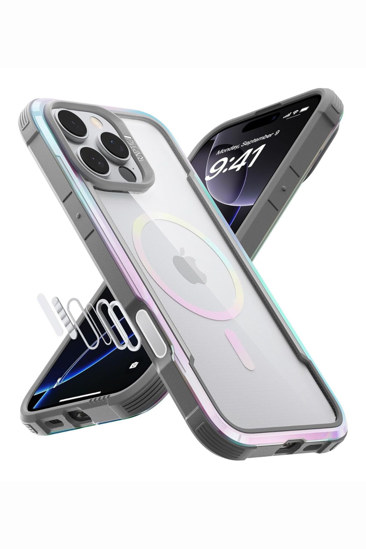 Funda Aluminio Raptic Shield Maganetico Para Iphone 16 Pro Max Quartz
