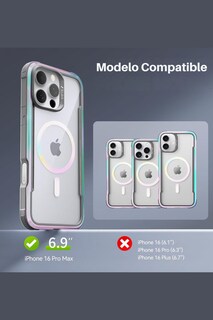 Foto 2 | Funda Aluminio Raptic Shield Maganetico Para Iphone 16 Pro Max Quartz