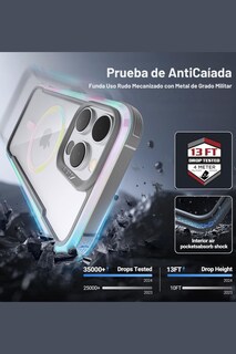 Foto 5 | Funda Aluminio Raptic Shield Maganetico Para Iphone 16 Pro Max Quartz
