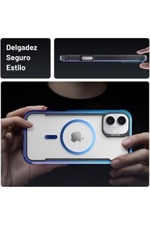 Foto 6 | Funda Aluminio Raptic Shield Maganetico Para Iphone 16 Plus Blue Gradient