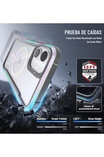 Foto 4 | Funda Aluminio Raptic Shield Maganetico Para Iphone 16 Plus Quartz
