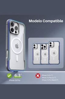 Foto 2 | Funda Aluminio Raptic Shield Maganetico Para Iphone 16 Pro Iridiciente