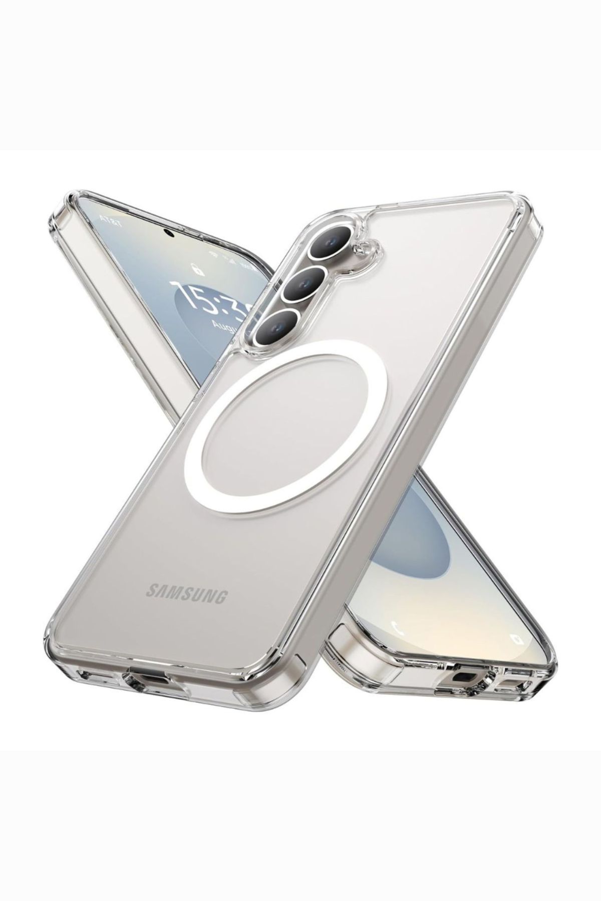 Foto 2 pulgar | Funda Aluminio Raptic Crystal Uso Rudo Magnetico Para Samsung S25 Transparente