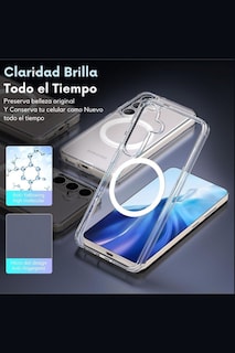 Foto 3 | Funda Aluminio Raptic Crystal Uso Rudo Magnetico Para Samsung S25 Plus Transparente