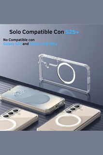 Foto 4 | Funda Aluminio Raptic Crystal Uso Rudo Magnetico Para Samsung S25 Plus Transparente