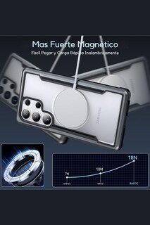 Foto 7 | Funda Aluminio Raptic Shield Uso Rudo Magnetico Para Samsung S25 Ultra Negro