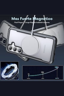 Foto 6 | Funda Aluminio Raptic Shield Uso Rudo Magnetico Para Samsung S25 Plus Negro