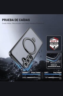 Foto 3 | Funda Policarbonato Raptic Air Stand Para Samsung S25 Transparente