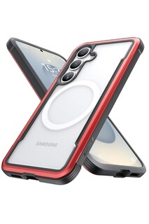 Foto 1 | Funda Aluminio Raptic Shield Uso Rudo Magnetico Para Samsung S25 Plus Rojo