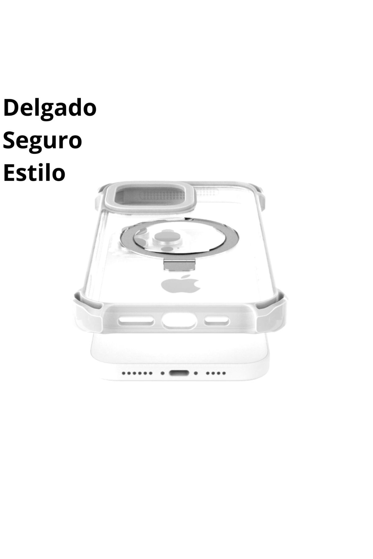 Foto 4 pulgar | Funda Policarbonato Raptic Dual Impact Para Iphone 16 Pro Max Transparente