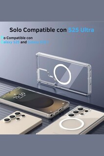 Foto 2 | Funda Aluminio Raptic Crystal Uso Rudo Magnetico Para Samsung S25 Ultra Transparente