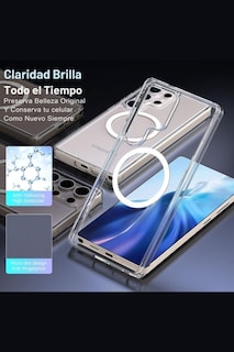 Foto 4 | Funda Aluminio Raptic Crystal Uso Rudo Magnetico Para Samsung S25 Ultra Transparente