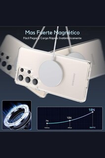 Foto 7 | Funda Aluminio Raptic Crystal Uso Rudo Magnetico Para Samsung S25 Ultra Transparente