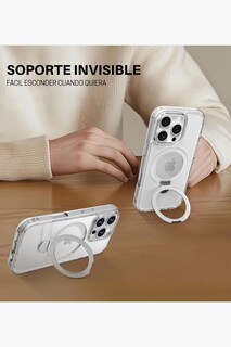 Foto 7 | Funda Policarbonato Raptic Air Stand Para Iphone 16 Pro Max Transparente