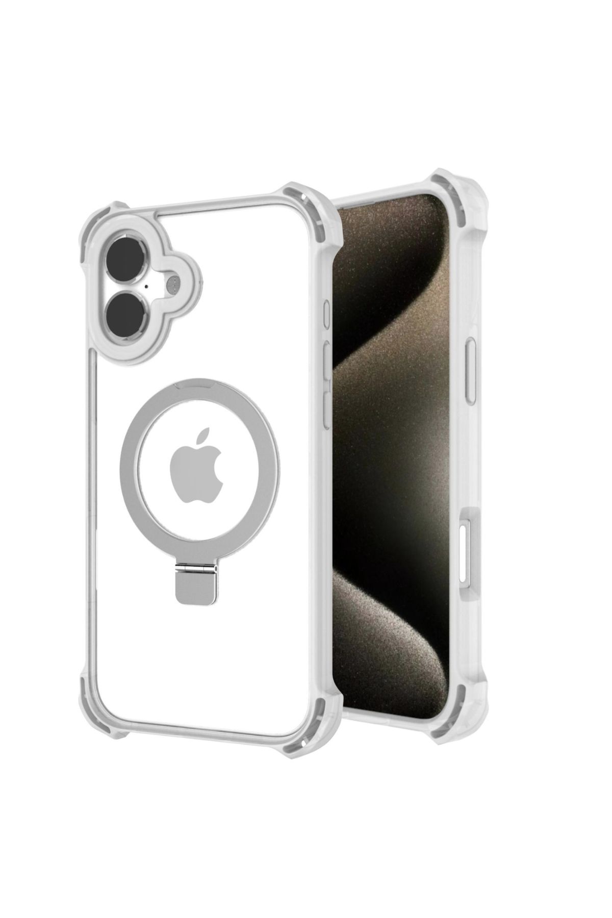 Funda Policarbonato Raptic Dual Impact Para Iphone 16 Transparente