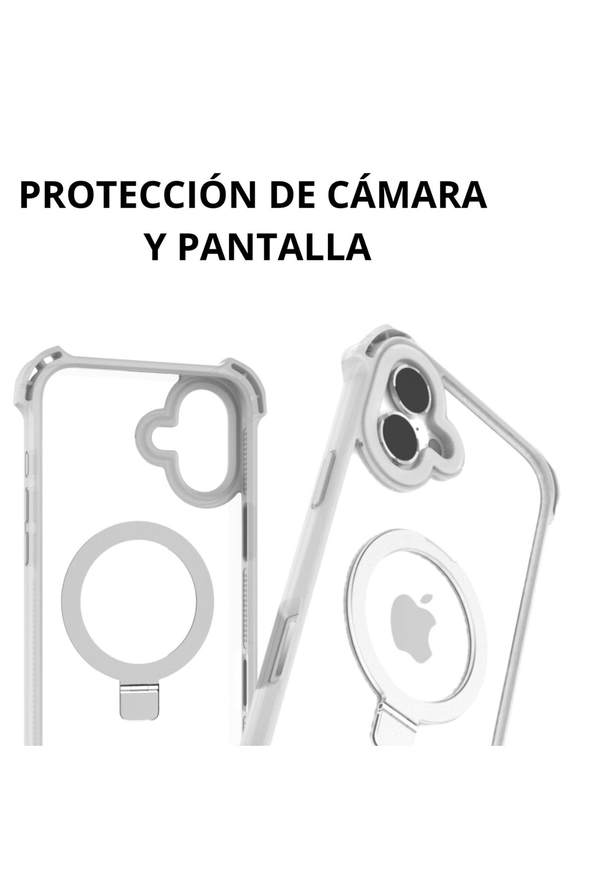 Foto 4 | Funda Policarbonato Raptic Dual Impact Para Iphone 16 Transparente