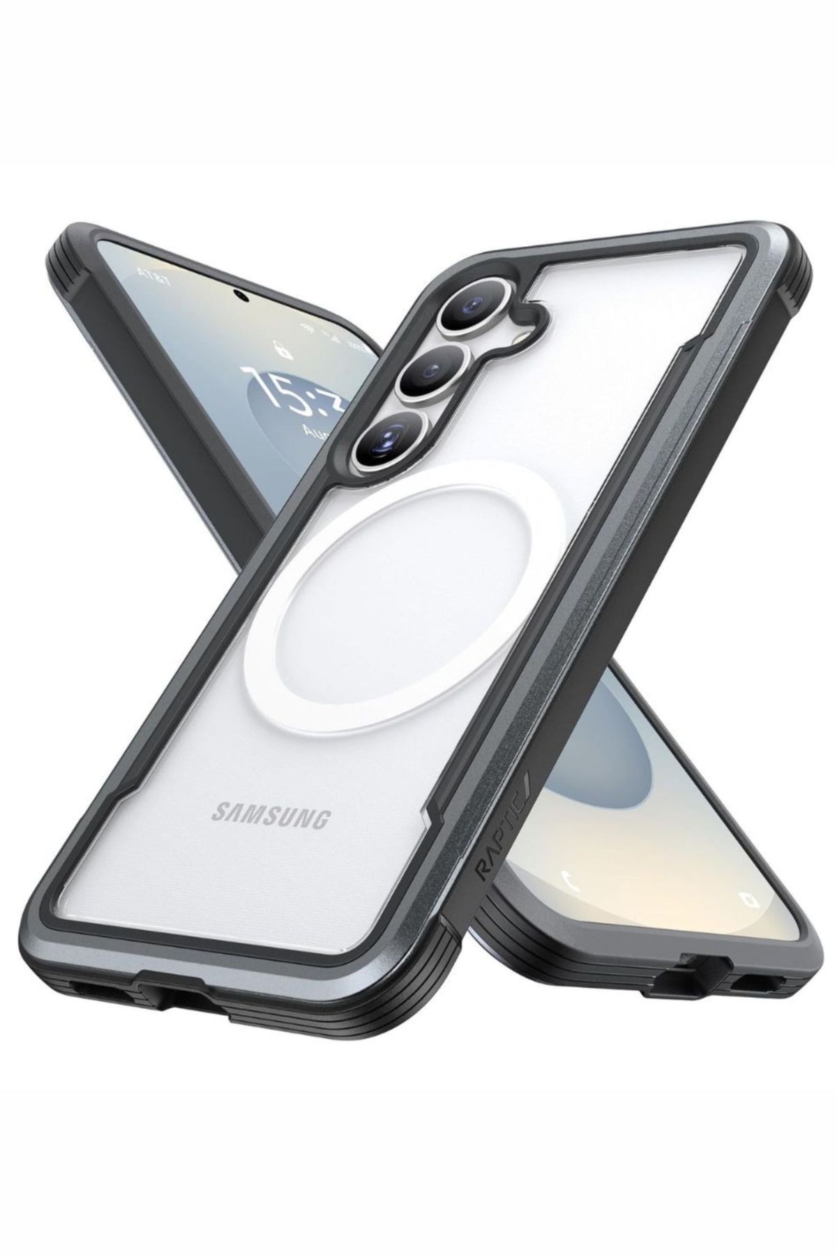 Funda Aluminio Raptic Shield Uso Rudo Magnetico Para Samsung S25 Negro