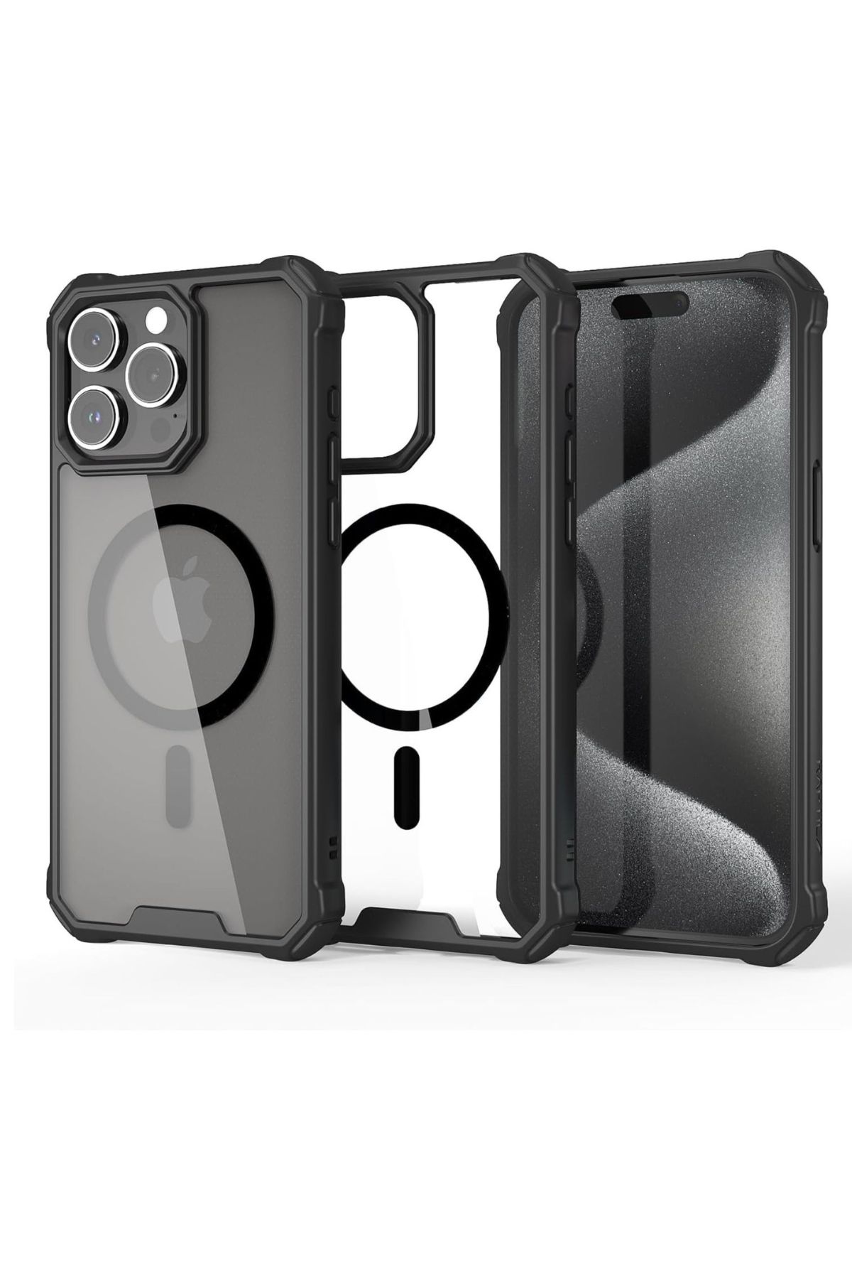 Foto 4 pulgar | Funda Policarbonato Raptic Dual Impact Para Iphone 16 Pro Max Negro