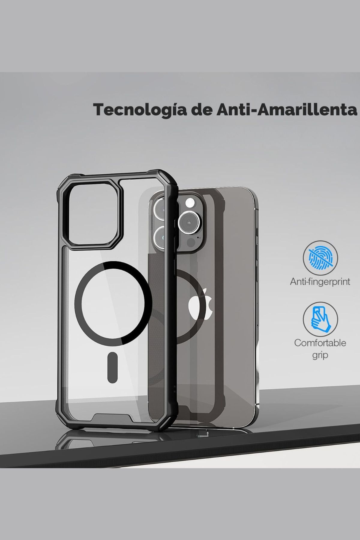 Foto 4 | Funda Policarbonato Raptic Dual Impact Para Iphone 16 Pro Max Negro