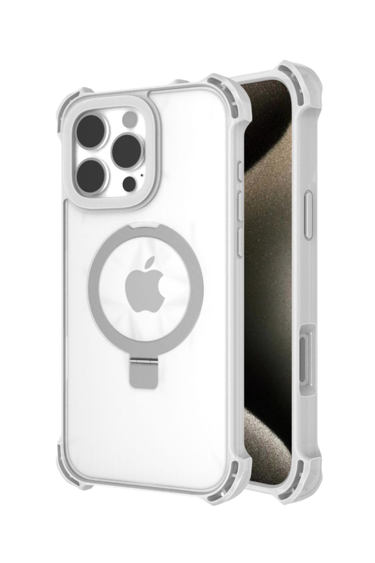 Funda Policarbonato Raptic Dual Impact Para Iphone 16 Pro Transparente