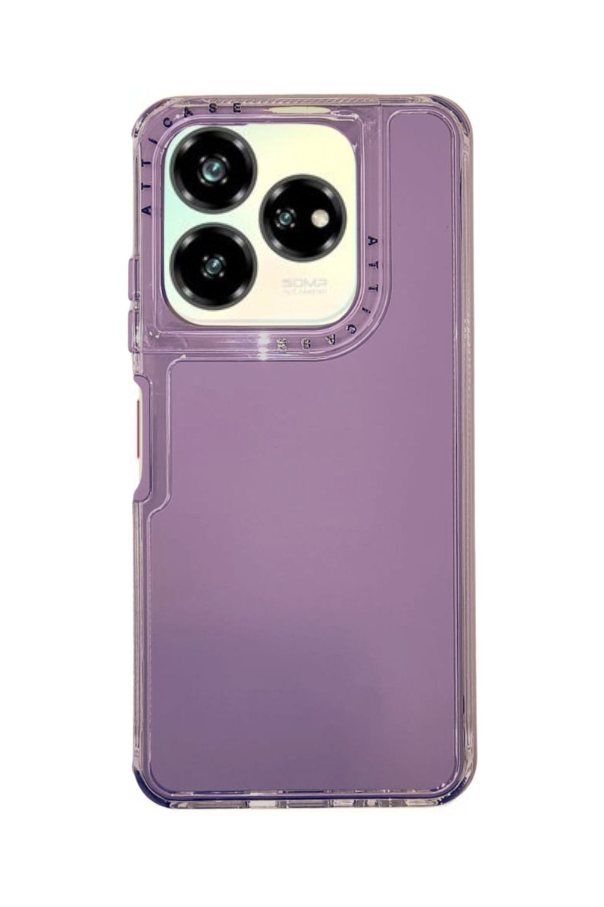 Foto 2 pulgar | Funda Uso Rudo Doble Capa Rainbow Paint Para Zte Axon 60 Lite Violeta