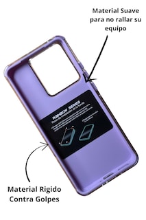 Foto 3 | Funda Uso Rudo Doble Capa Rainbow Paint Para Zte Axon 60 Lite Violeta