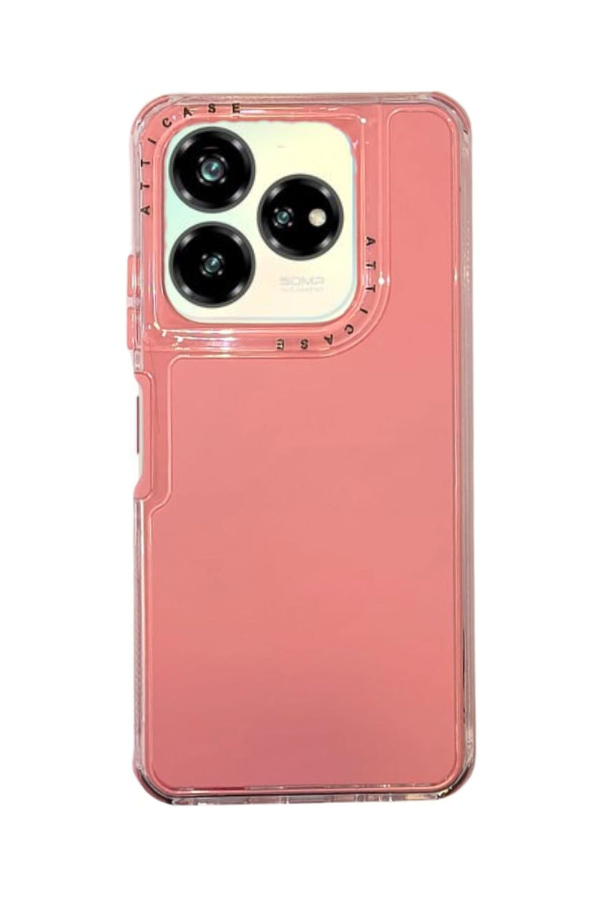 Funda Uso Rudo Doble Capa Rainbow Paint Para Zte Axon 60 Lite Rosa