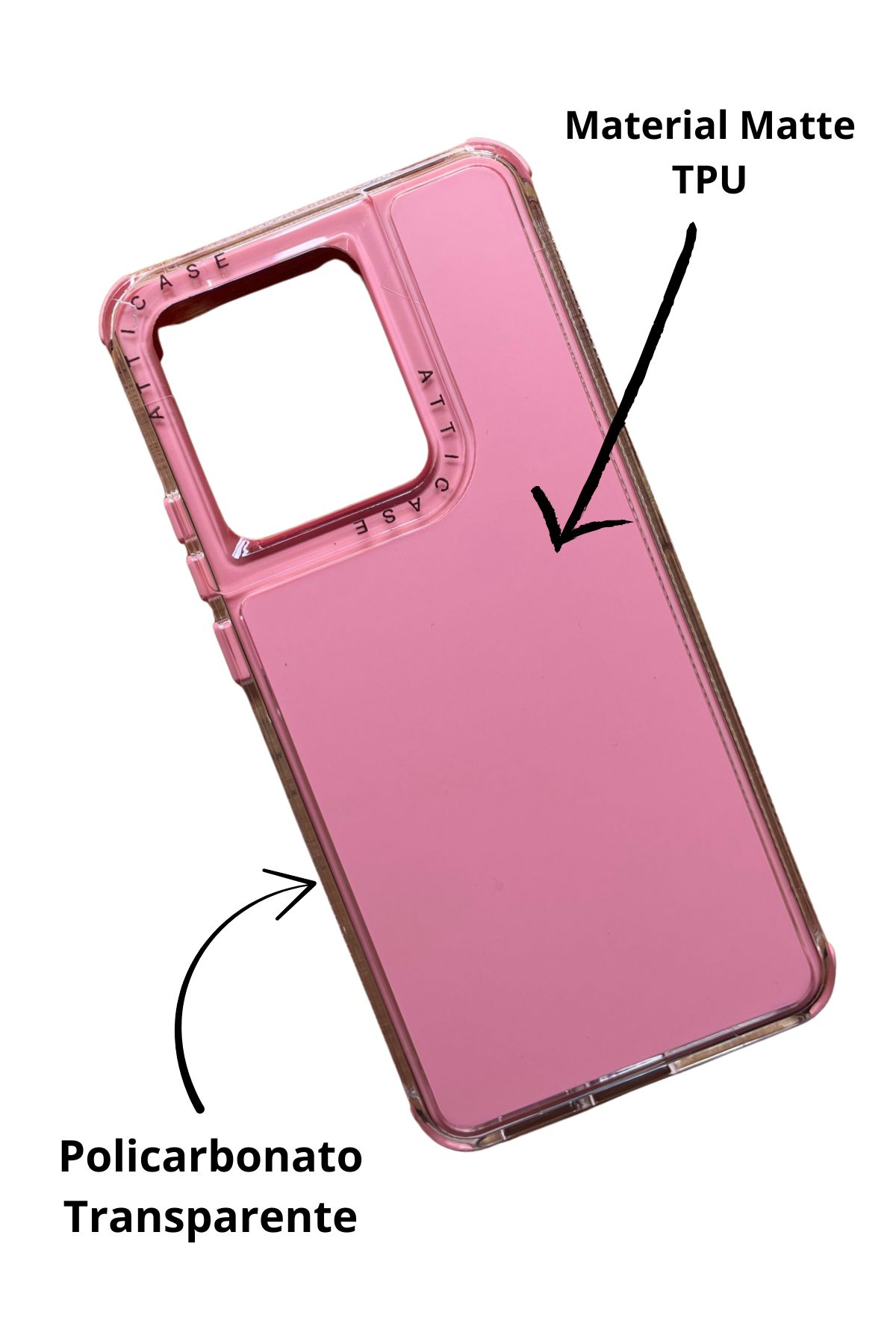 Foto 2 | Funda Uso Rudo Doble Capa Rainbow Paint Para Zte Axon 60 Lite Rosa