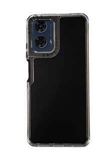 Foto 1 | Funda Uso Rudo Doble Capa Rainbow Paint Para Moto G04/g24 Negro