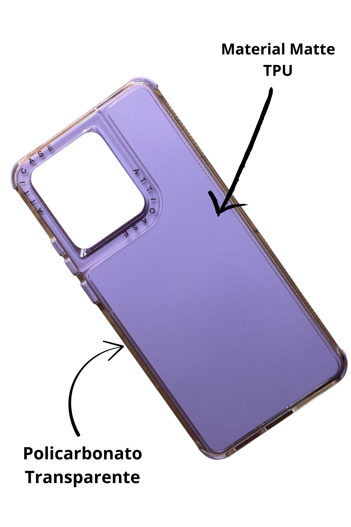 Foto 2 | Funda Uso Rudo Doble Capa Rainbow Paint Para Zte Axon 60 Violeta