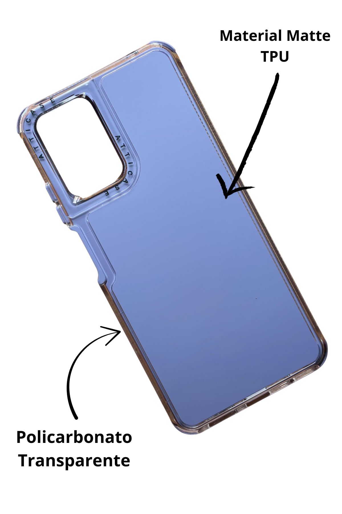 Foto 3 | Funda Uso Rudo Doble Capa Rainbow Paint Para Moto G04/g24 Violeta