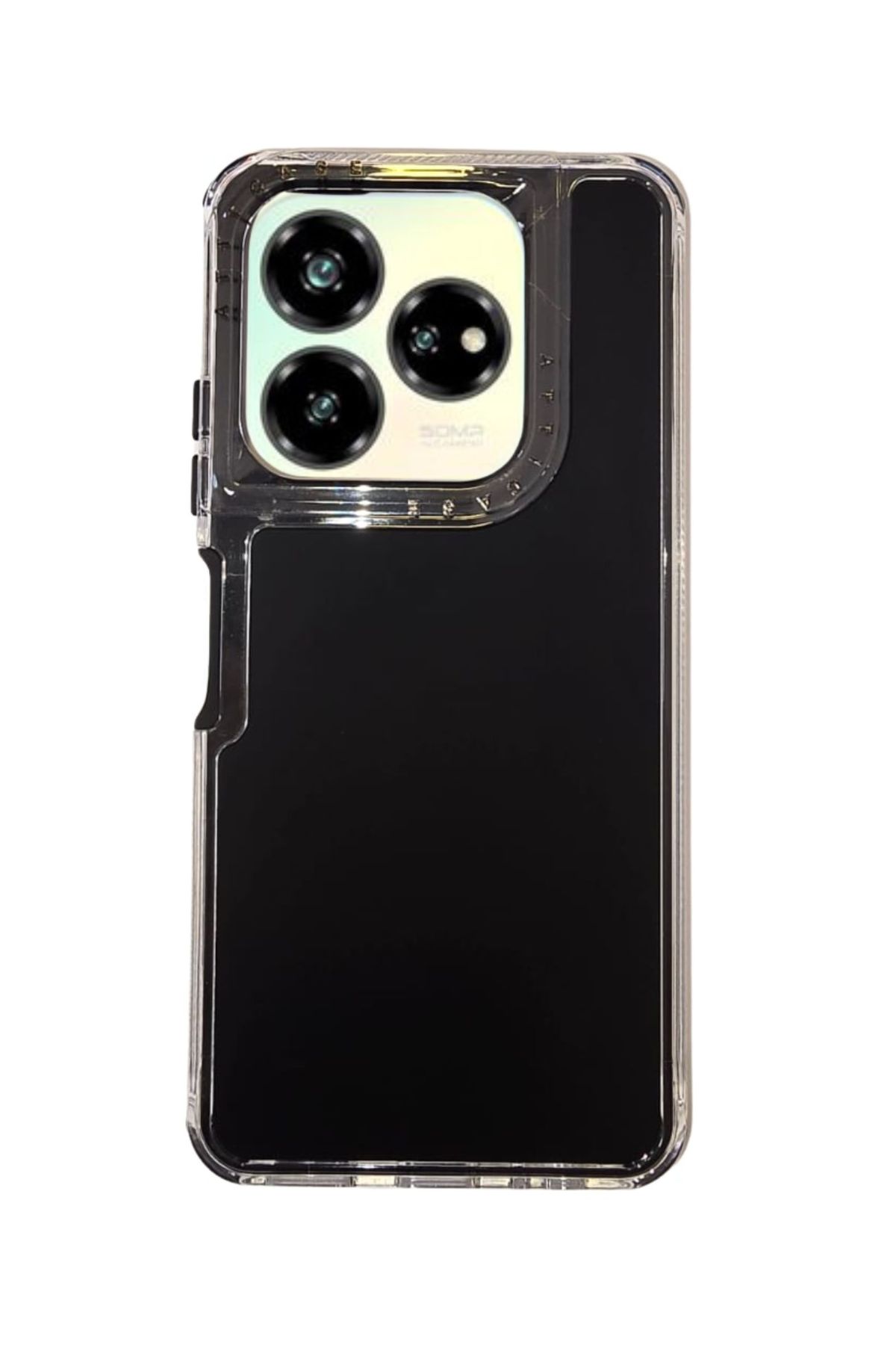 Foto 1 | Funda Uso Rudo Doble Capa Rainbow Paint Para Zte Axon 60 Negro