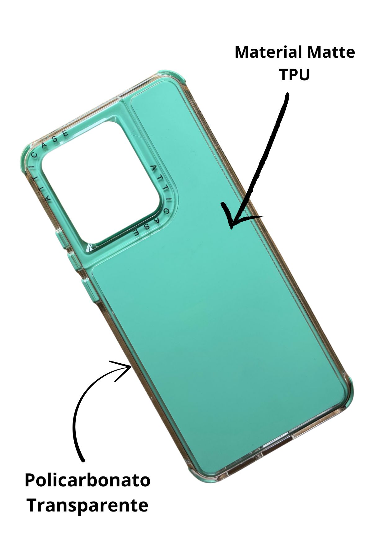 Foto 3 pulgar | Funda Uso Rudo Doble Capa Rainbow Paint Para Zte Axon 60 Lite Verde
