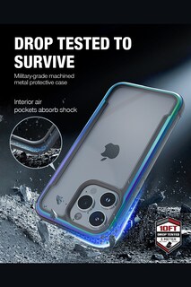 Foto 1 | Funda Aluminio Raptic Shield Uso Rudo Para Iphone 15 Pro Iridicente