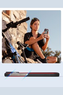 Foto 4 | Funda Aluminio Raptic Shield Uso Rudo Para Iphone 15 Rojo