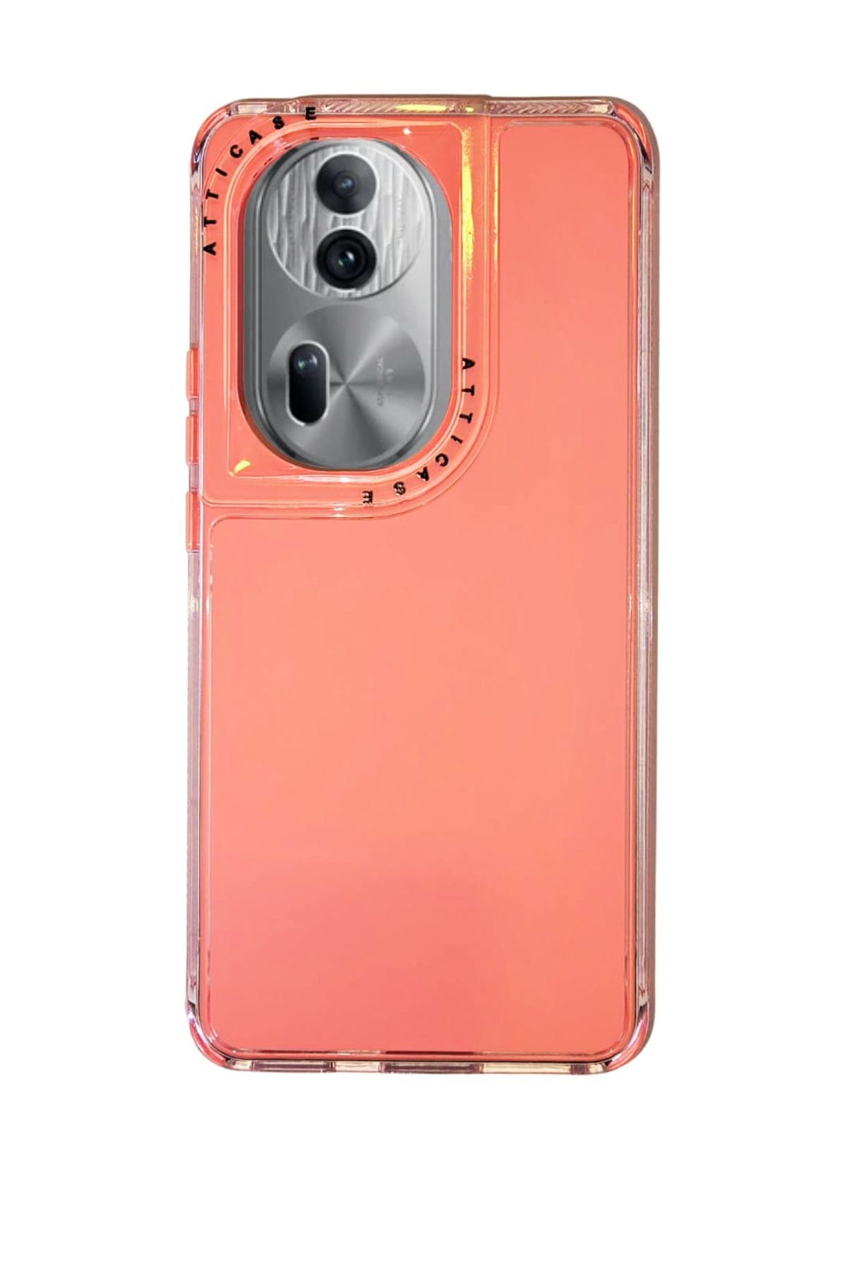 Funda Uso Rudo Doble Capa Rainbow Paint Para Oppo Reno 11 Rosa