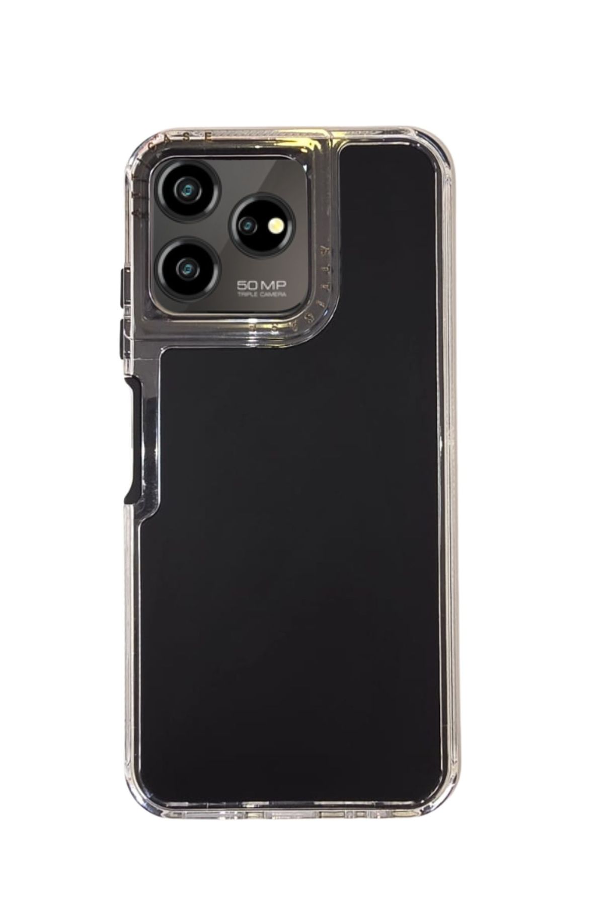 Funda Uso Rudo Doble Capa Rainbow Paint Para Zte Axon 50 Lite Negro