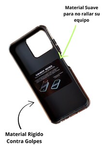 Foto 3 | Funda Uso Rudo Doble Capa Rainbow Paint Para Zte Axon 50 Lite Negro