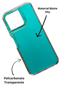 Foto 2 | Funda Uso Rudo Doble Capa Rainbow Paint Para Zte Axon 50 Lite Verde