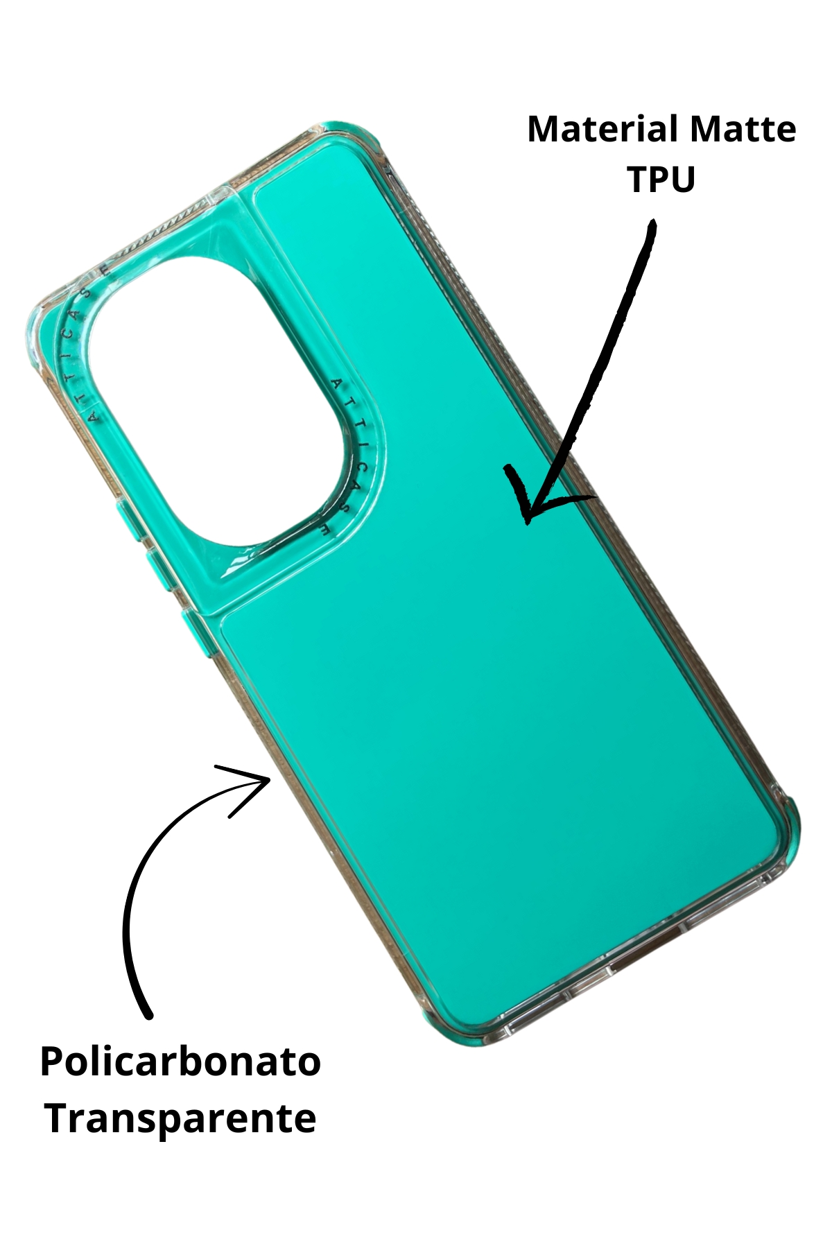 Foto 4 pulgar | Funda Uso Rudo Doble Capa Rainbow Paint Para Oppo Reno 11 Verde