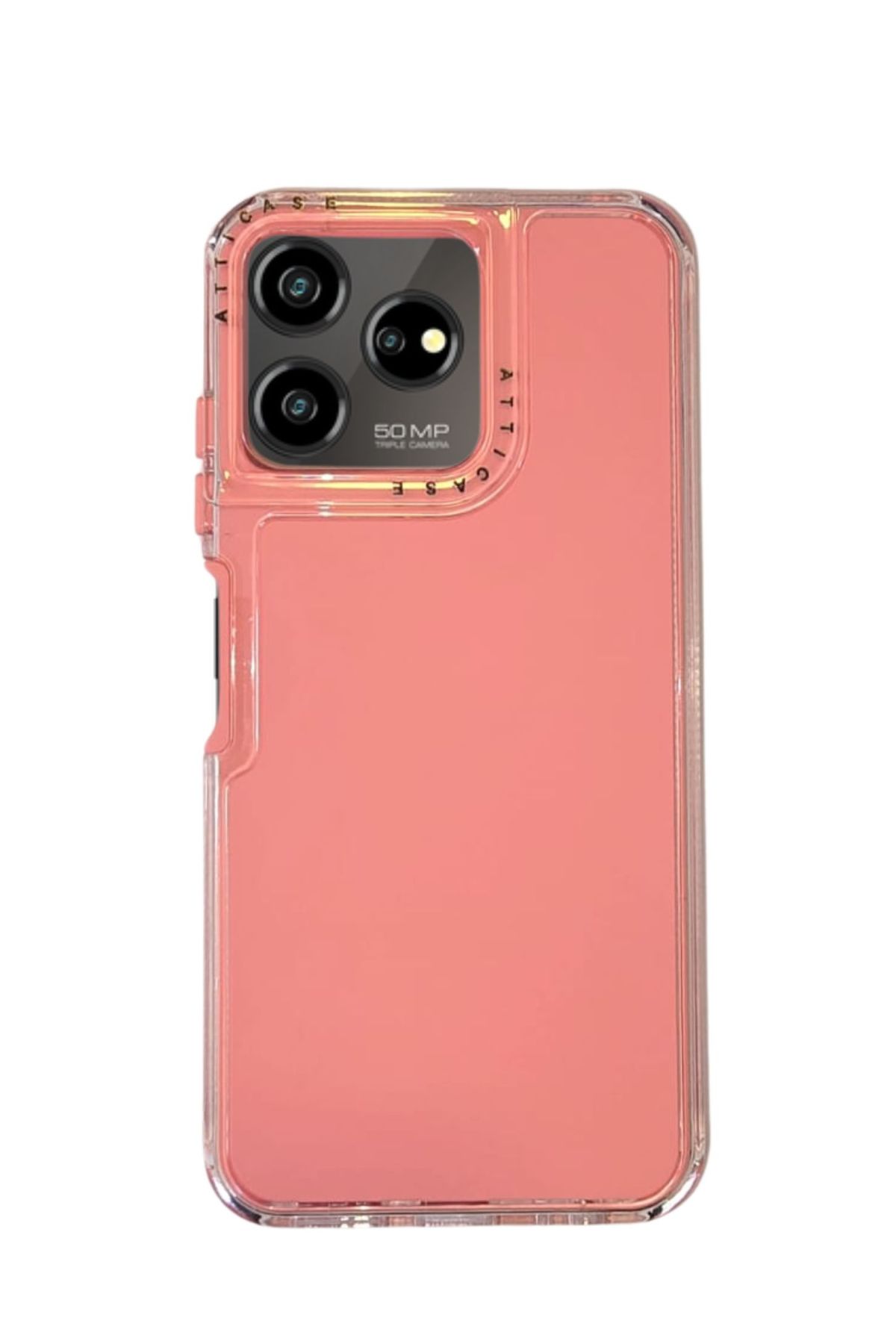 Foto 2 pulgar | Funda Uso Rudo Doble Capa Rainbow Paint Para Zte Axon 50 Lite Rosa