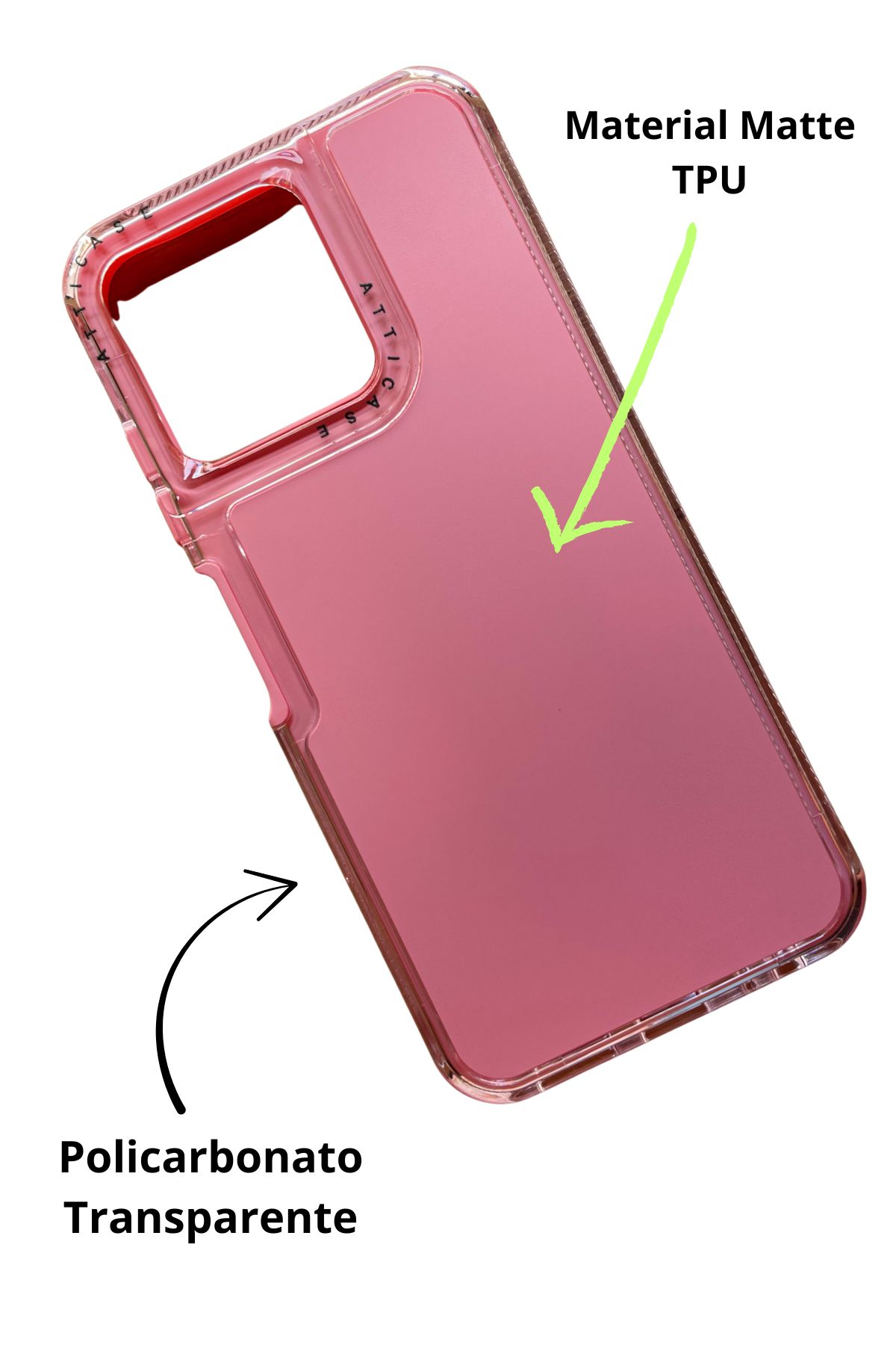 Foto 3 pulgar | Funda Uso Rudo Doble Capa Rainbow Paint Para Zte Axon 50 Lite Rosa