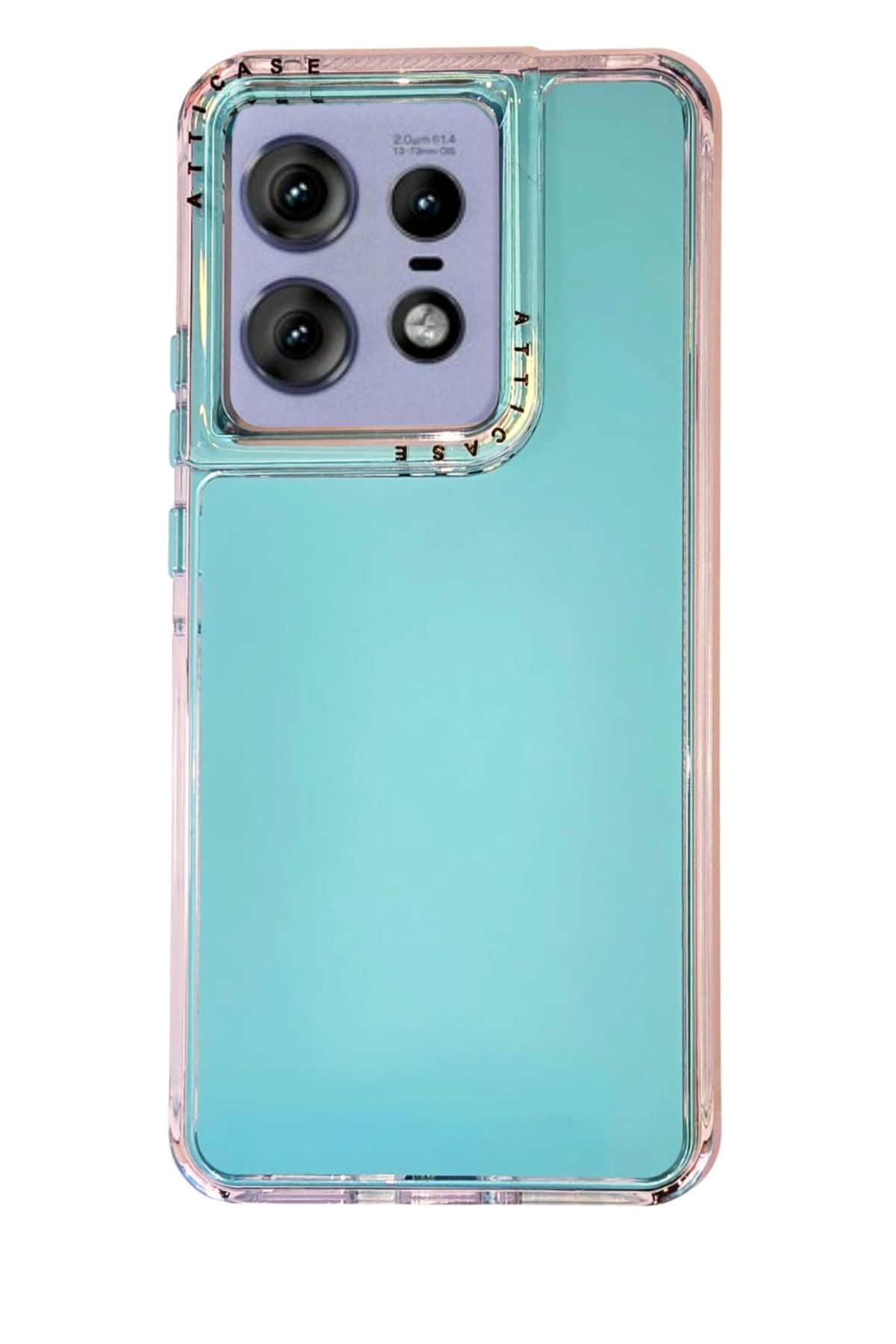 Funda Uso Rudo Doble Capa Rainbowpaint Para Moto Edge 50 Pro Verde